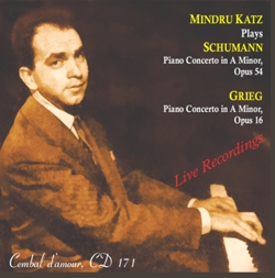 Mindru Katz, Piano